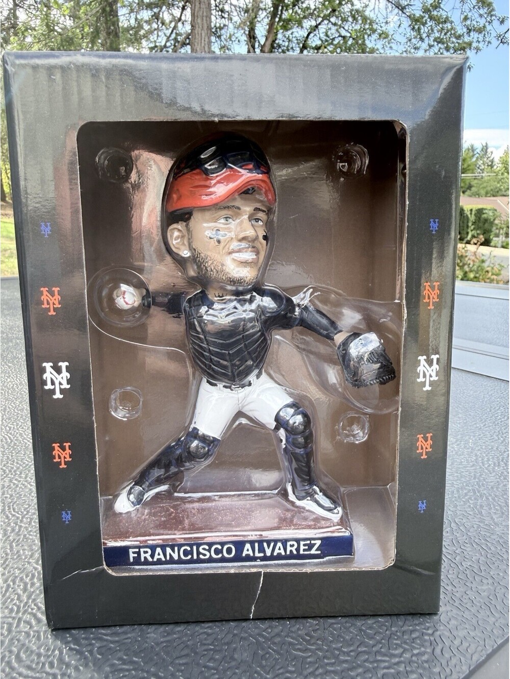 Brand New 2025 New York Mets Francisco Alvarez Bobblehead  8/2/25 Citi Field